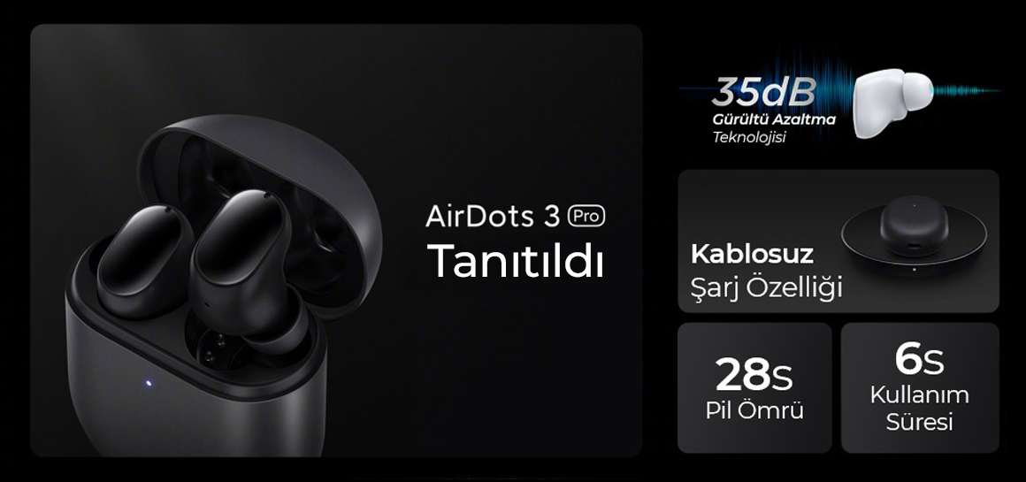 Redmi AirDots 3 Pro Tanıtıldı! Teknik Özellikleri ve Fiyatı